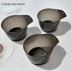Hair Dyeing Tool Set for Home Use, Including Cape, Hair Dye Bowl, Comb, Soft Bristle Brush, Ear Covers, Professional Hairdressing Supplies