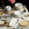 Elegant Chinese Ceramic Tableware Set: Modern Bowls and Dishes for Housewarming Gift