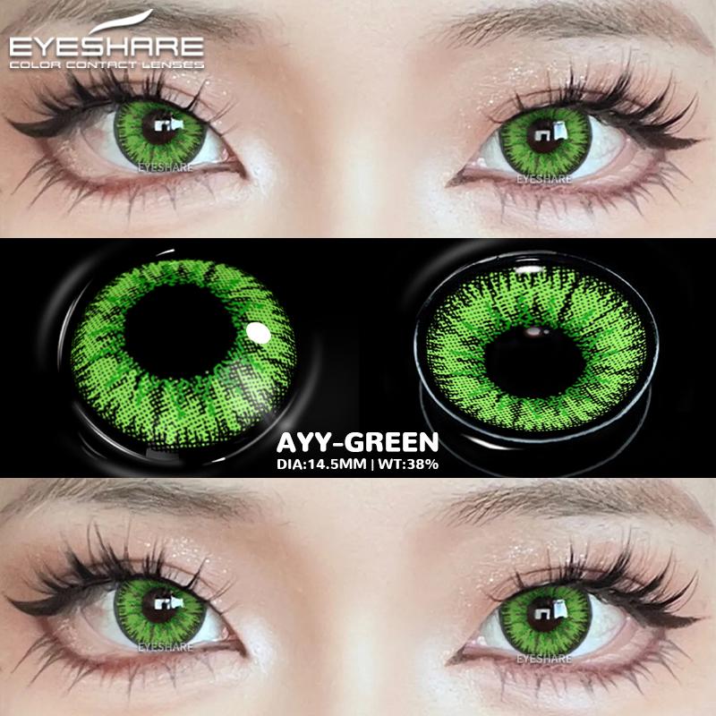 Eyeshare Colored Contact Lenses 2PCS Halloween Costume Colored Invisible Red Lenses Cosplay Color Makeup Purple Contact Lenses Eye Makeup Lenses