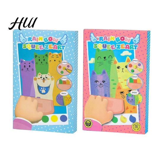 Confidence Building Craft Rainbow Scratch Art Kit Magic Scraping Paper Set for Kids Children Creative DIY Postcards Personalized Greeting Cards