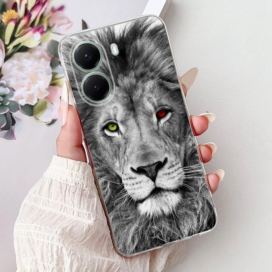 Для Xiaomi Poco X7 Pro PocoX7 5G Крутой Чехол для Телефона с Рисунком Дракона и Тигра Для Xiaomi Poco X 7 X7Pro Мягкие Силиконовые TPU Чехлы