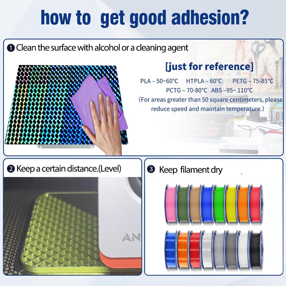 For Flashforge Ad5x Build Plate Smooth Hologram Plate Textured PEI Flexible Platform Cool Print Bed Flashforge Ad5x Accessories