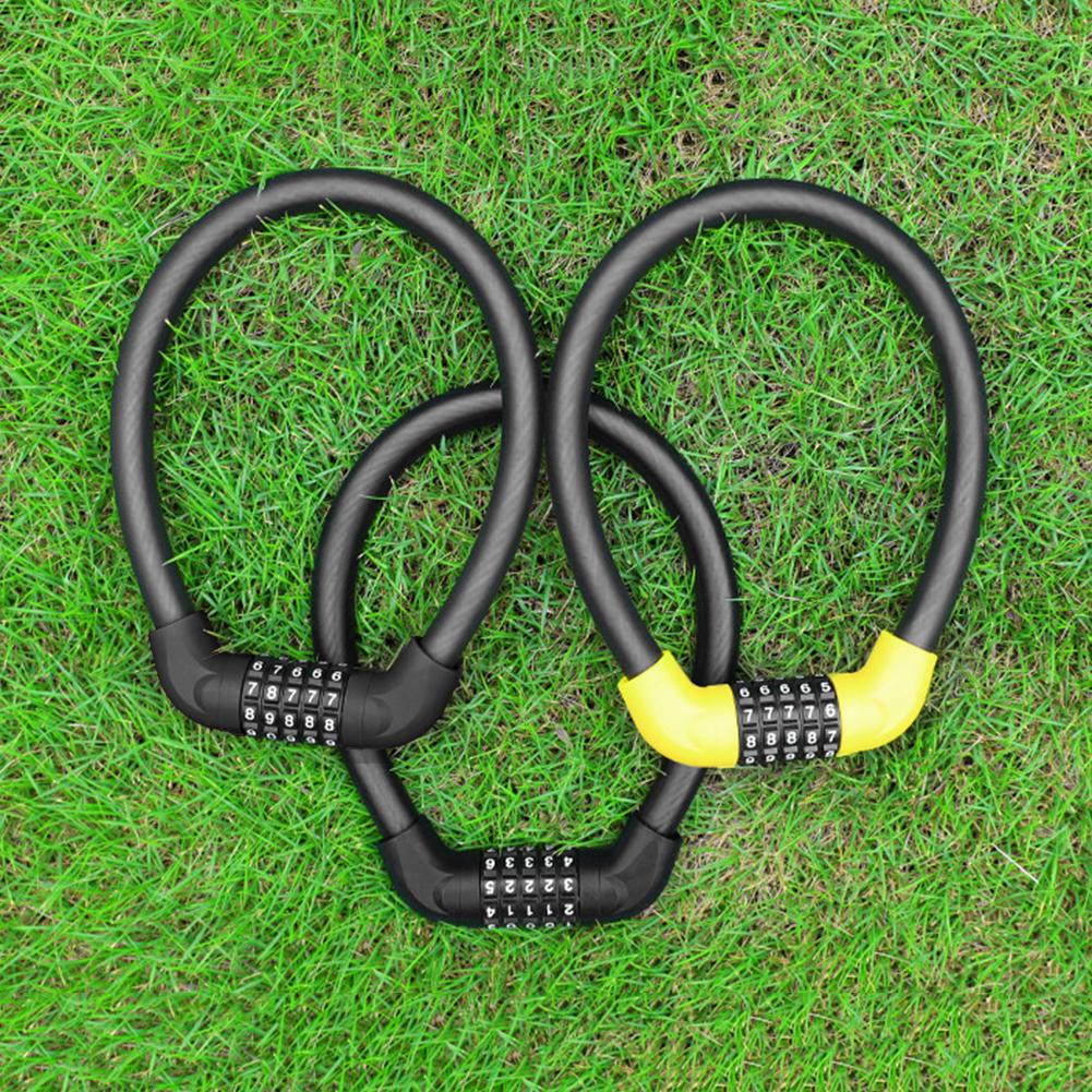 Противоугонные кодовые замки для горных велосипедов, универсальные тросовые замки с паролем для самокатов