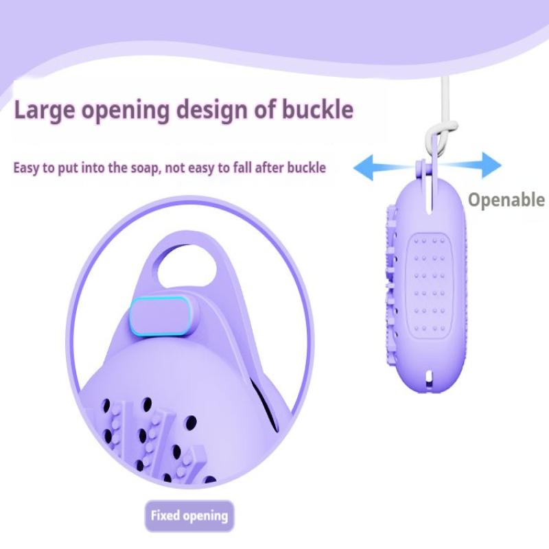 Силиконовые мешочки для мыла, мешочки для хранения с веревкой для отшелушивания, мочалка для душа, массаж для ванны, двусторонний текстурный дизайн, мытье в ванной