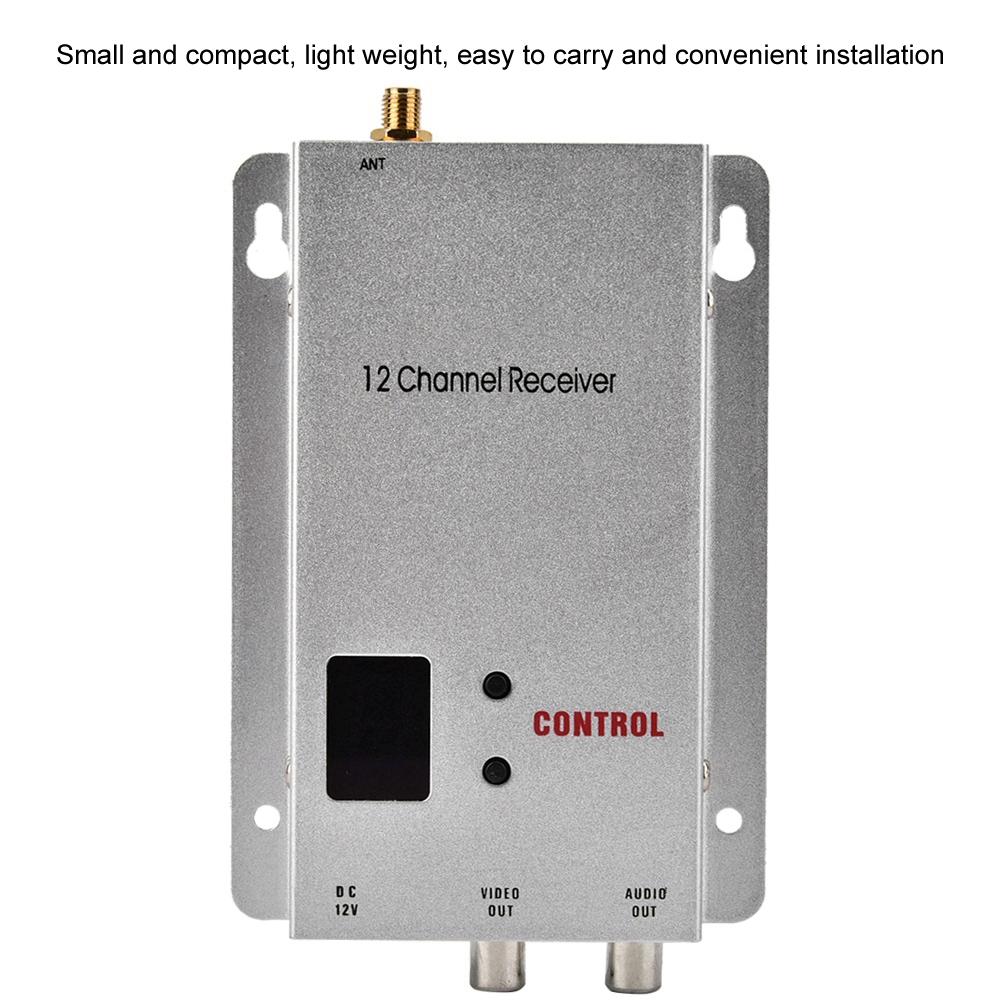 1.2G 800MW беспроводной аудио-видео трансивер CCTV Monitoring Transmitter & Receiver Kit