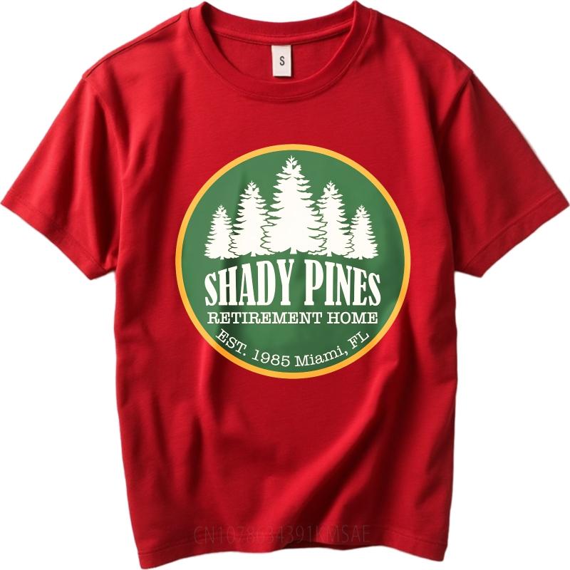 Men tshirt Fashion Tshirt Unisex Summer Men T Shirt Shady Pines Retirement Home Logo Design Short Sleeve Workout O Neck Tshirt