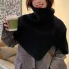 1 шт. вязаная шаль однотонный наряд протектор шеи поддельный воротник съемный