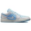 Air Jordan 1 Low SE Reverse Ice Blue Женские кроссовки Sail Dark-Powder-Blue DV1299-104