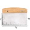 Stainless Steel Metal Griddle Scraper Chopper For Bread And Pizza Dough