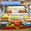 Cute Bread-man anime Pattern Bedding,Quilt Set Quilt Cover Pillowcase Home Birthday Gift (1*duvet cover+2*pillowcase,without core)ZSJT0917322