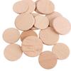 10pcs Unfinished Natural Wood Round Disc Natural Beech Wood Round Slice Blank Wood Pieces  Handwork