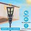 Multi-functional Solar Street Light with PIR Sensor Dual-lens Monitoring, Intelligent Lighting, Wireless WIFI/4G Camera