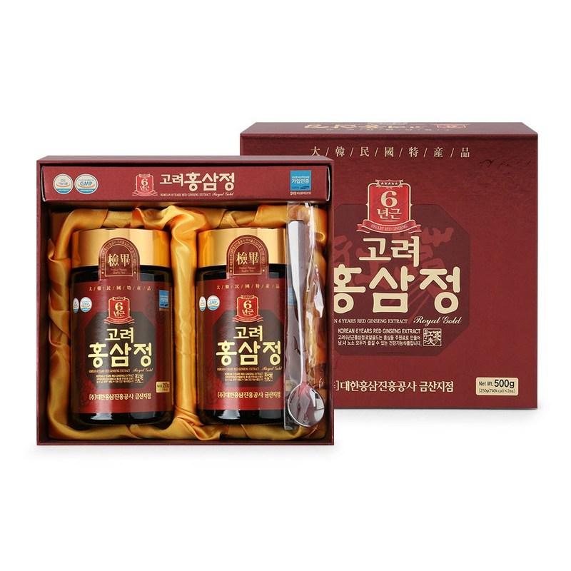 Korea Red Ginseng Promotion Corporation Экстракт красного корейского женьшеня 6-летней выдержки Royal Gold 250 г 2 бутылки, 250 г, 2 единицы