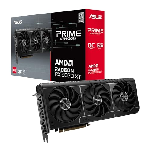 Asus Видеокарта AMD Radeon RX9070XT PCIe 5.0 16GB GDDR6 PRIME-RX9070XT-O16G Продукт авторизованного дистрибьютора в стране