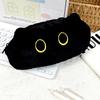 Black Cat Pen Bag Plush Pen Box High Quality Stationery Bag  School Office