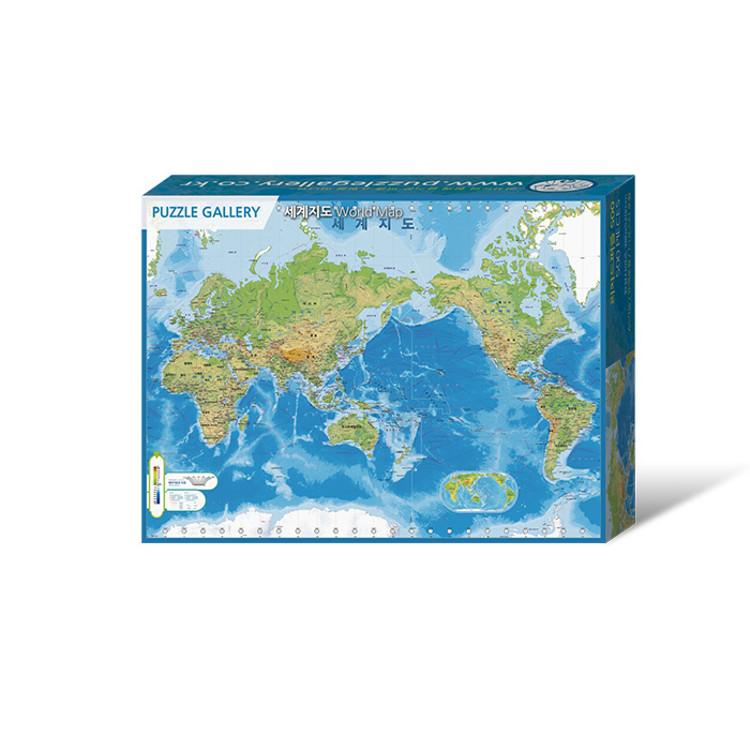 Пазл из 500 деталей - карта мира (Корейская версия), популярная корейская головоломка