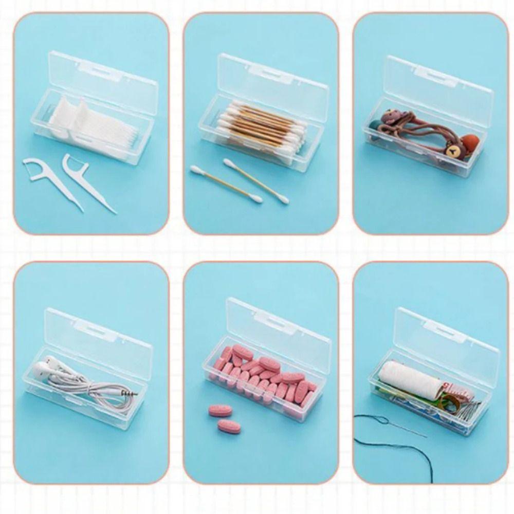 Multifunctional Cotton Swab Holder Case Dust-proof Jewelry Accessories Box New Medicine Box