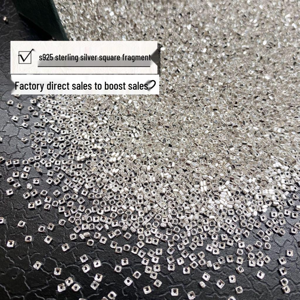 Стерлинговое серебро 925 Сломанные разделители для браслетов и ожерелий ручной работы