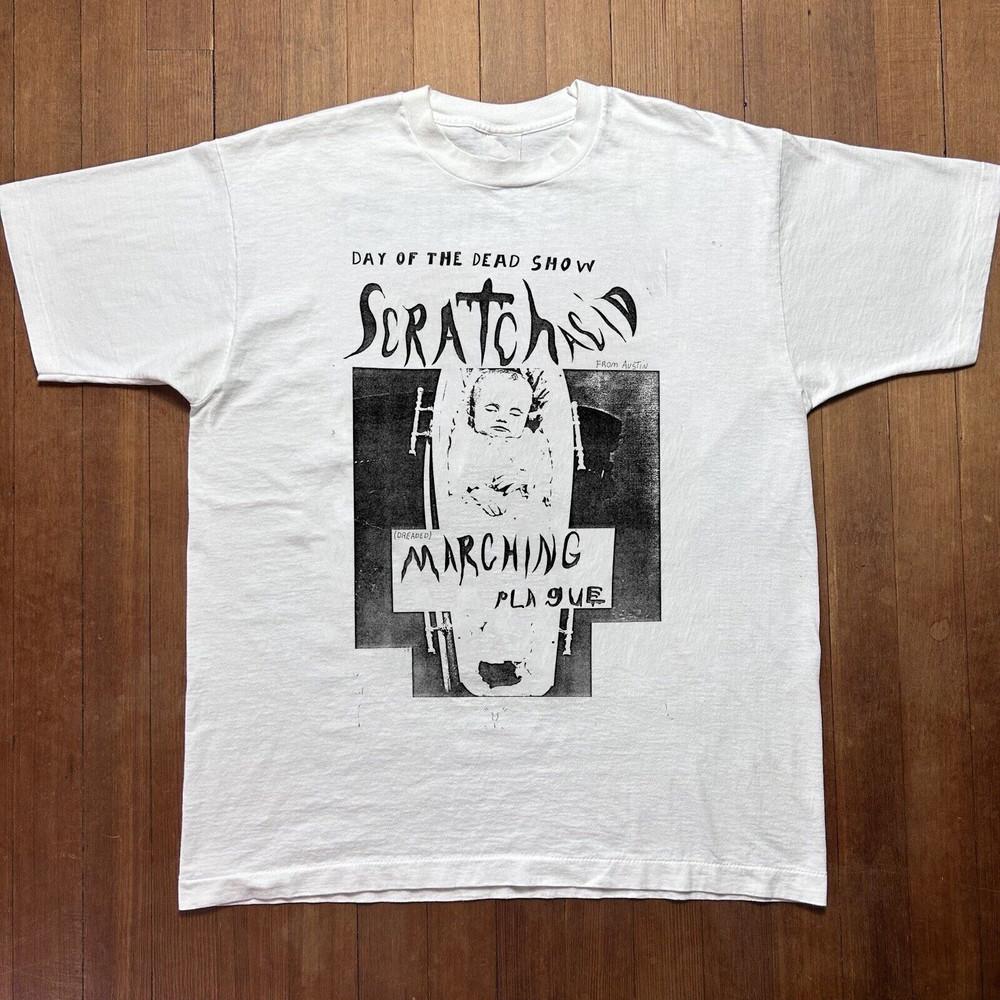 Scratch Acid Gift For Friends White T-Shirt Cotton All Size RD67 Unisex T-Shirt
