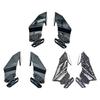 Для HONDA CBR650R CB1000RR CBR600RR CBR250R CBR600F4 Комплект боковых крыльев для мотоцикла Спойлер Обтекатель Зеркало заднего вида Комплект фиксированных крыльев