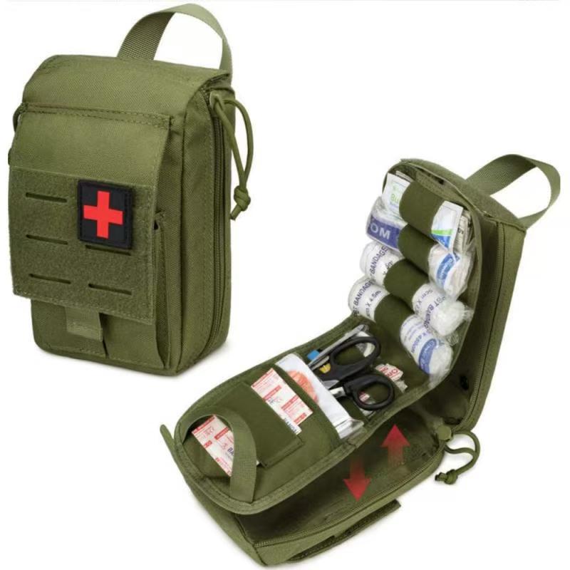 Камуфляжная тактическая медицинская подсумок MOLLE: Многофункциональная аптечка и набор для оказания первой помощи и спасения для активного отдыха и альпинизма