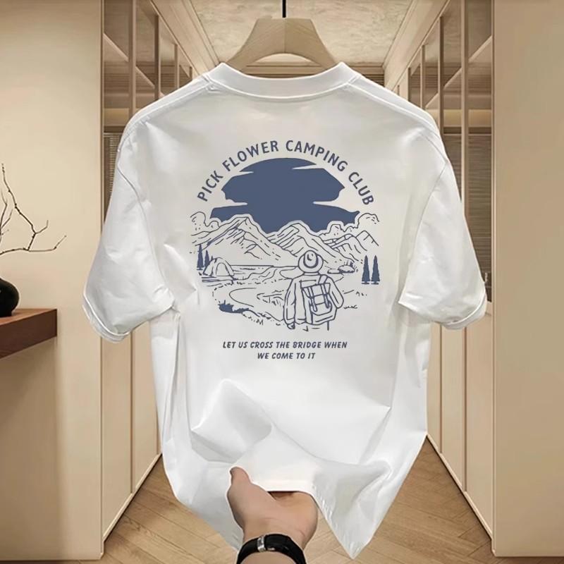Summer Outdoor Hiking Leisure Sport Loose and Breathable Highquality Unisexs Tshirt for Comfortable Wear