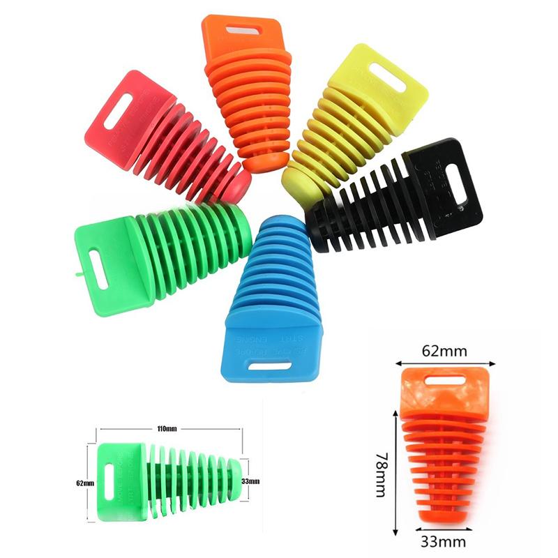 Заглушка выхлопной трубы мотоцикла, заглушка для мойки глушителя, защита трубы, насадка выхлопной трубы для мотокросса, воздушный клапан, продувочный глушитель, аксессуары