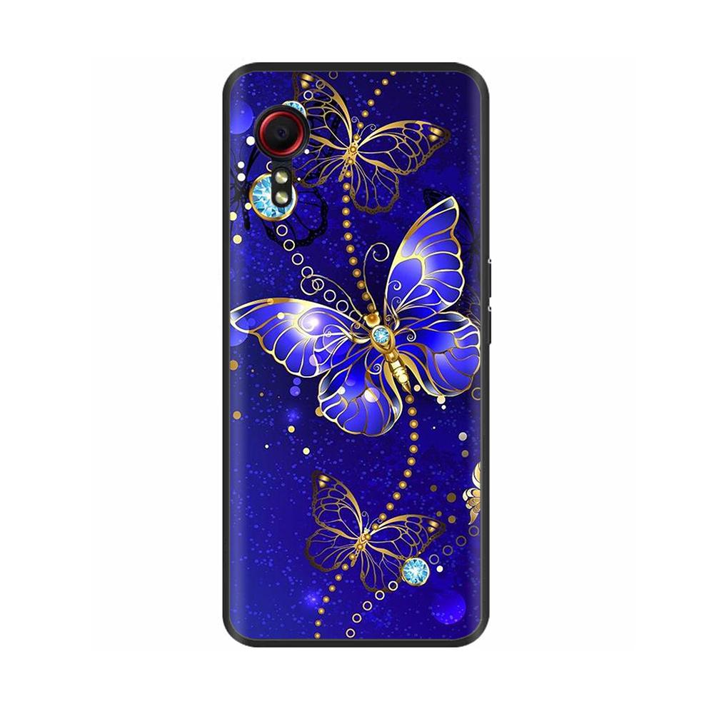 Чехол для Samsung Galaxy Xcover 7 Мягкий Гладкий Жидкий Силикон Мультяшный Корпус Телефона Для Samsung XCover7 Защитные TPU Задние Крышки