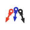 In Stock Multi-Color Archery Bowstring Vibration Dampener - Removable Rubber for Compound & Recurve Bow