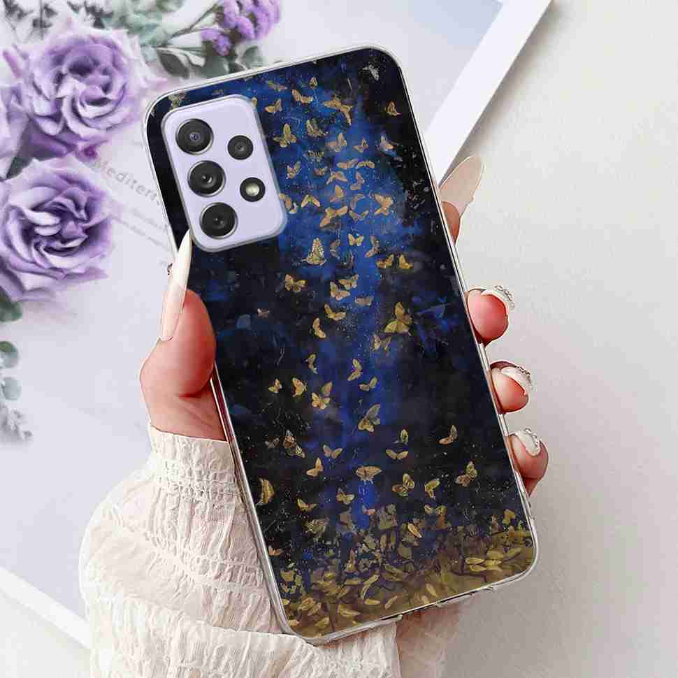 Модный чехол для Samsung Galaxy A72 Мягкий силиконовый TPU Чехлы для телефона для Samsung A 72 A72 4G 5G GalaxyA72 Задняя крышка