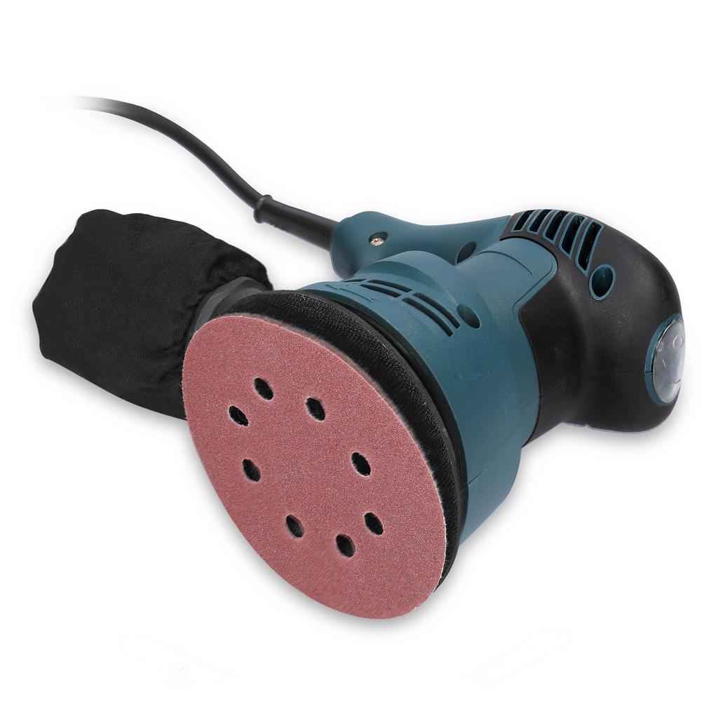 300W Handheld Electric Eccentric Sander 5 Inch 125mm Sanding Plate Electric Sander Wood Processing