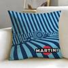 Классический бренд напитков Martini Наволочка Мягкая и Легко стирающаяся – Универсальная для Дивана, Кровати, Путешествий и Офиса