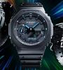 Часы Neon Accent Blue G-Shock GA2100-1A2 мужские синие,