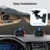 OBD GPS Head Up Display 4.3 Inch Car HUD Multi Functional Speedometer Clock KMH RPM Mileage Meter 12V Car Monitor Overspeed Alarm Digital P17