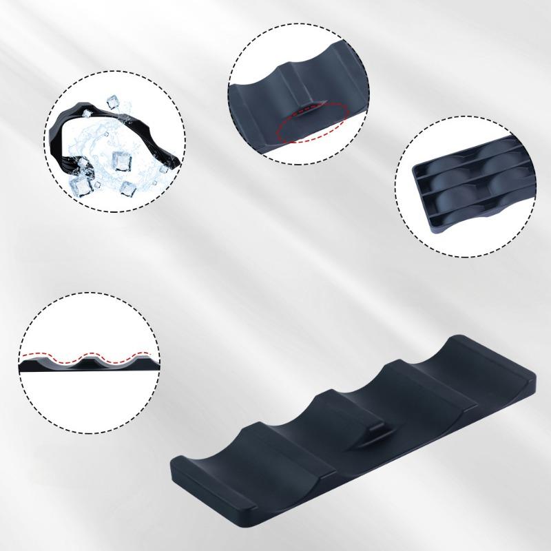 2PCS Refrigerator Coke Beverage Silicone Racks Solid Anti-Slip Red Wines Storage Pad Kitchen Holders Glass Bottle Organize Shelf