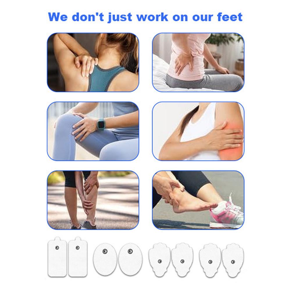EMS Массажер для ног Электрический коврик для акупрессуры стоп Портативный коврик-стимулятор мышц Несколько режимов для улучшения кровообращения