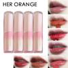 HER ORANGE Gel Lipstick Hydrating Lipstick Nourishing Moisturizing White Lip Glaze Tinted Lip Jelly Lipstick