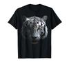White Tiger Artwork - Mandala Animal Art Tiger T-Shirt