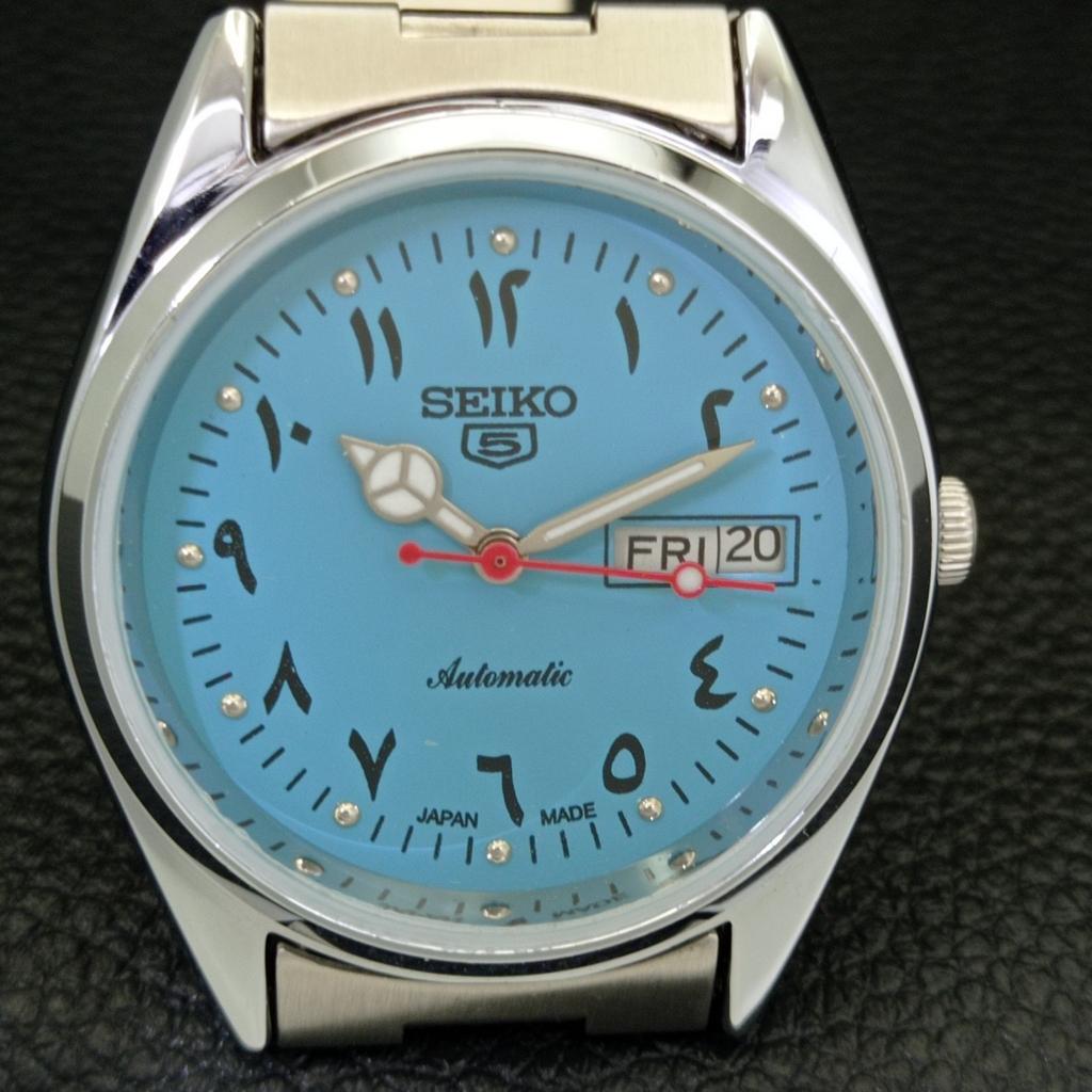 АВТОМАТИЧЕСКИЕ ВИНТАЖНЫЕ ВОССТАНОВЛЕННЫЕ SEIKO 5 ЯПОНИЯ 6309A МУЖСКИЕ АРАБСКИЕ ЧАСЫ a441280-7