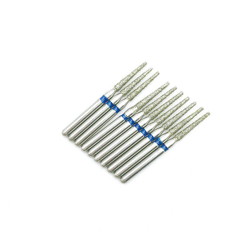 10 шт./кор. алмазные боры стоматологические FG 1,6 мм, высокоскоростные сверла для полировки зубов, стоматологические инструменты TF-09