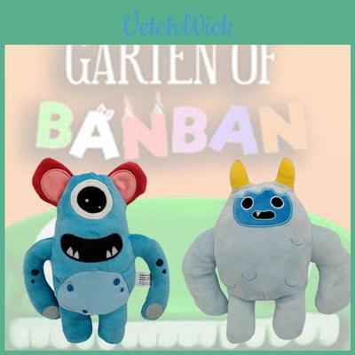 Плюшевая игрушка Garten Of Banban Дьявольский медведь и желтый рог Толстый Банбан и 23 см)