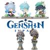 Серия Genshin Impact Фигурка из ПВХ Барбара Фишль Венти Кли и Другие Идеально для Домашнего Декора 8*5*7.5см