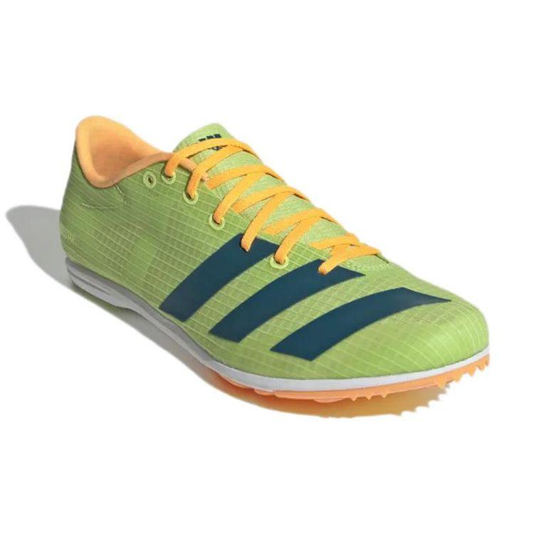 adidas Distancestar Профессиональные Нескользящие Прочные Повседневные Кроссовки с Низким Верхом для Бега Мужские Кроссовки Свеже-Зеленые GY0947