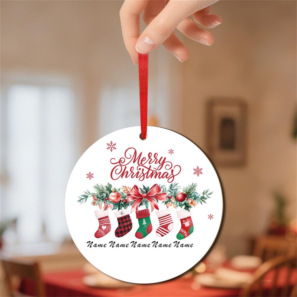 Подарочный Чулок Украшение Сувенир Деревянный Рождественский Подвесок