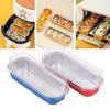 10Pcs Mini Loaf Baking Pans With Lids Rectangle Aluminum Foil Baking Box Cake Pan Muffin Liners Cups Baking Tray Bakeware