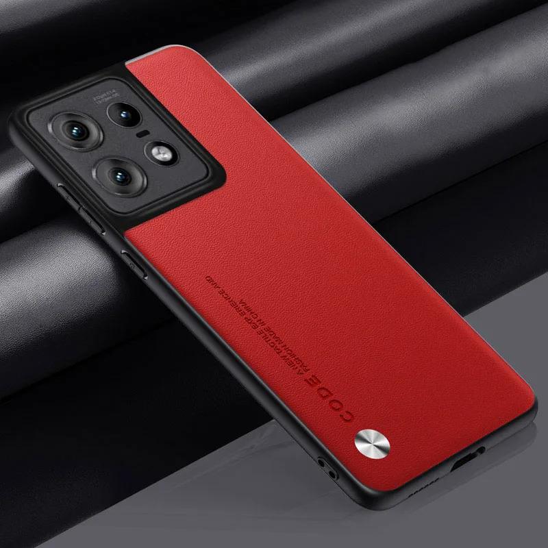 Роскошный чехол из ПУ-кожи для Motorola Edge 50 60Pro Ultra Neo, противоударный силиконовый чехол для телефона для Moto Edge 70 60 Fusion, задняя крышка
