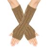 1pair Women's Wool Arm Covers Winter Comfortable Oversleeves Knitted Sleeves for Winter Comfort