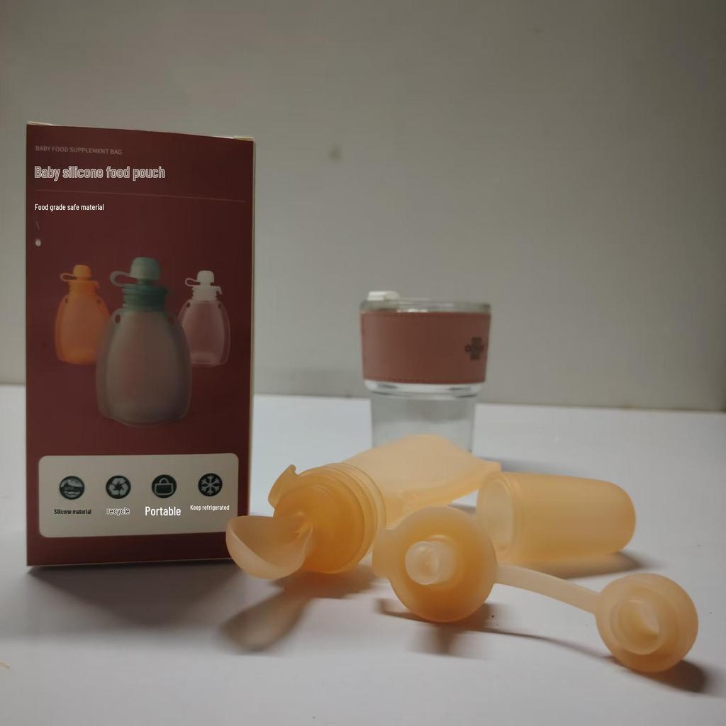 Portable Baby Food-Grade Silicone Milk Storage and Fresh-Keeping Bag