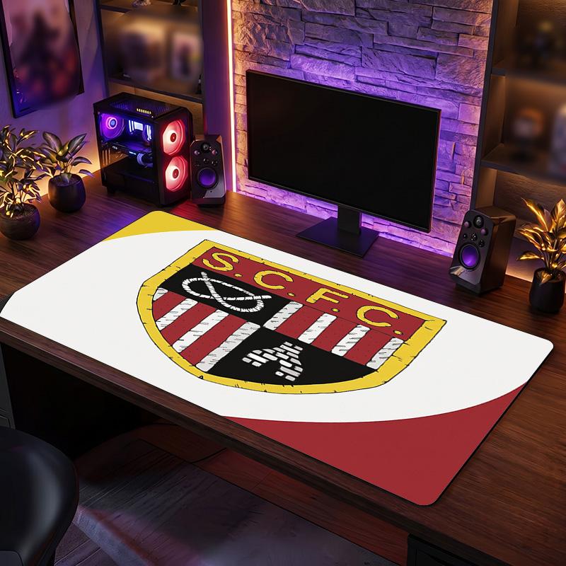 Игровой коврик для мыши Stoke City, большой, противоскользящий, расширенный, для игрового стола, офиса, дома