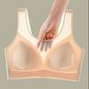 Sexy Summer Ultra-thin Non-marking Sports Plus Size Underwear Female Large Breasts Show Small Full Cup Without Steel Ring Undershirt Type Back Bra